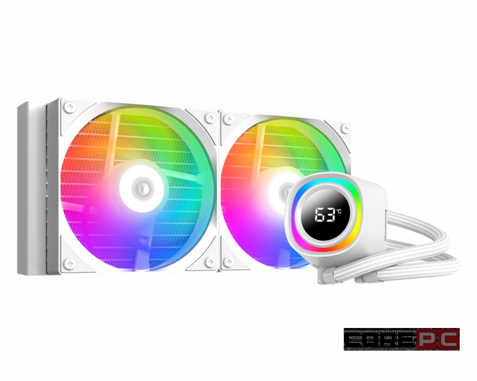 Система жидкостного охлаждения для процессора ID-COOLING FX240 TD ARGB White