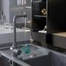 Смеситель для кухни MIXLINE МЛ-ГС13/ML-GS13 (342), рычажное управление, цвет графит