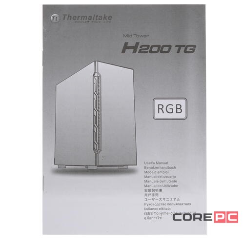 Компьютерный корпус Thermaltake H200 TG RGB Black CA-1M3-00M1WN-00
