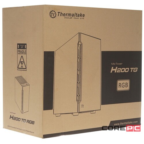 Компьютерный корпус Thermaltake H200 TG RGB Black CA-1M3-00M1WN-00
