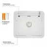Зеркало MIXLINE Стив 800х680 (ШВ) сенсорный выключатель, светодиодная подсветка
