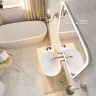 Зеркало MIXLINE Стив 800х680 (ШВ) сенсорный выключатель, светодиодная подсветка