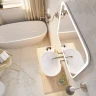 Зеркало MIXLINE Стив 800х680 (ШВ) сенсорный выключатель, светодиодная подсветка