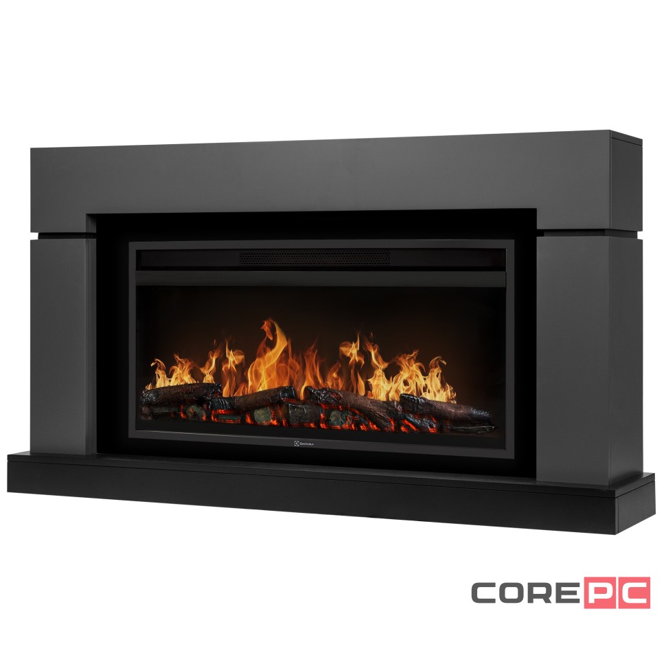 Каминокомплект: Очаг Electrolux EFP/P-4220LS, портал Lindos 42/40/36, графит