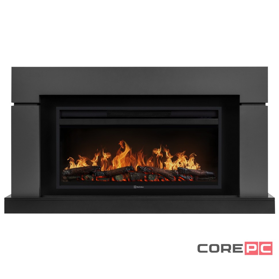 Каминокомплект: Очаг Electrolux EFP/P-4220LS, портал Lindos 42/40/36, графит