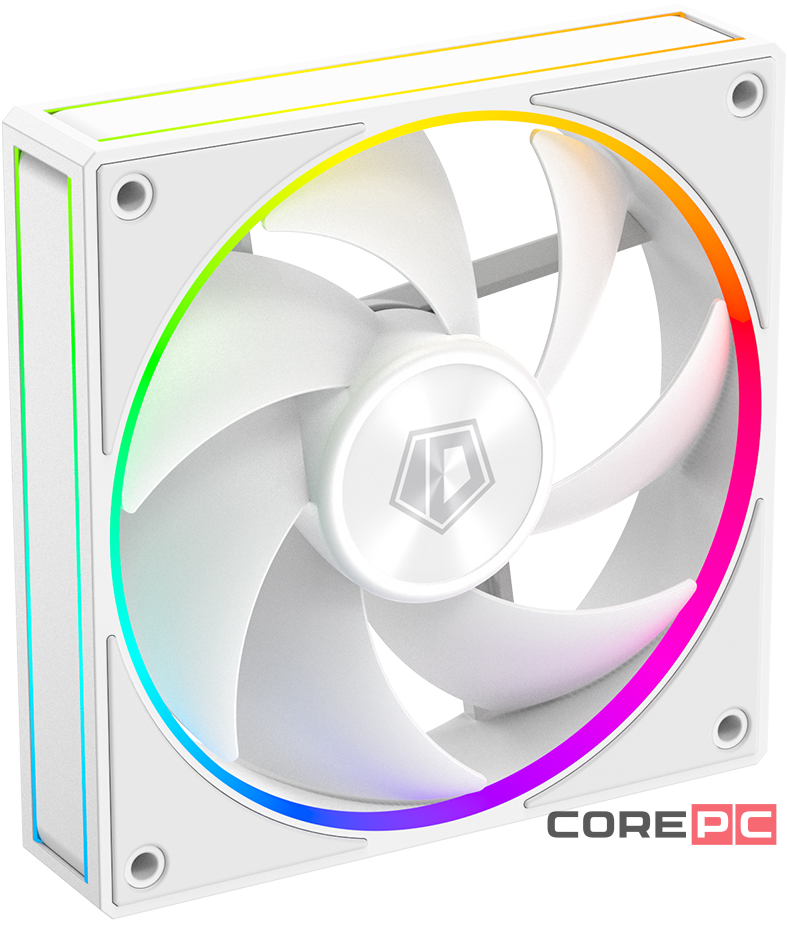 Вентилятор для корпуса ID-COOLING AF-127-ARGB-W ARGB White