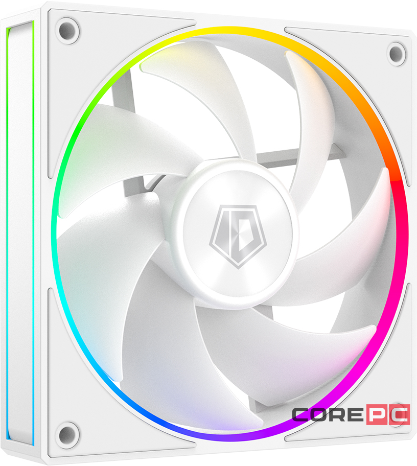 Вентилятор для корпуса ID-COOLING AF-127-ARGB-W ARGB White