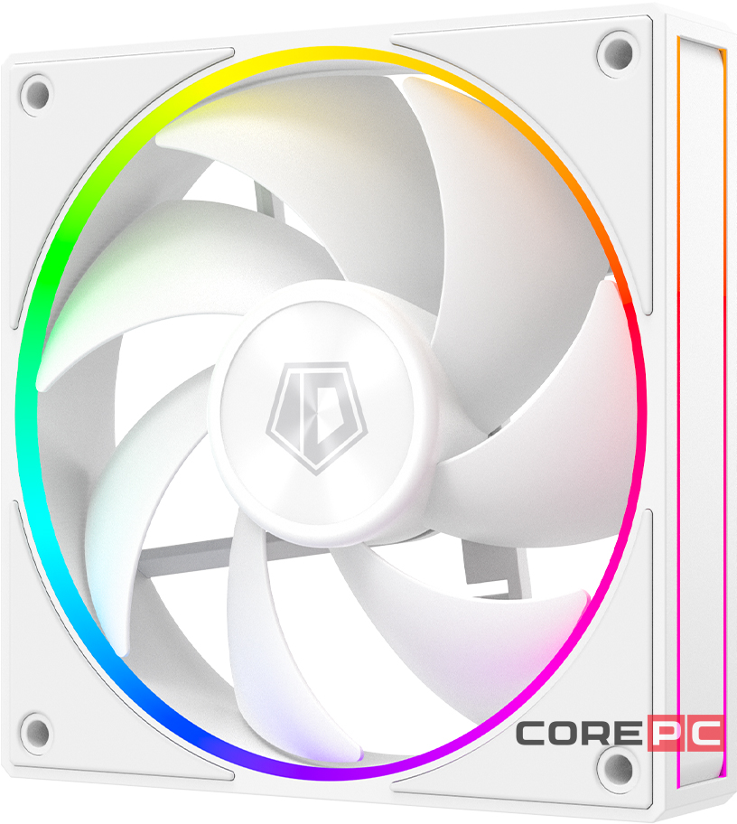 Вентилятор для корпуса ID-COOLING AF-127-ARGB-W ARGB White