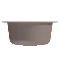 Мойкa МЛ-ГМ13 (ML-GM13) КОМФОРТ круглая, песочная (302), 495мм (глуб. чаши 200)