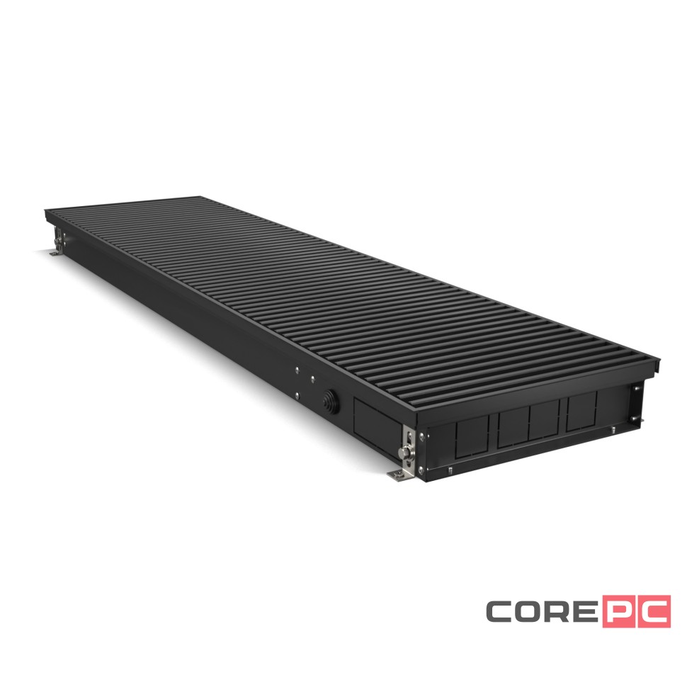 Конвектор внутрипольный Royal Thermo ATRIUM TURBO-80/300/1600-DG-U-BL