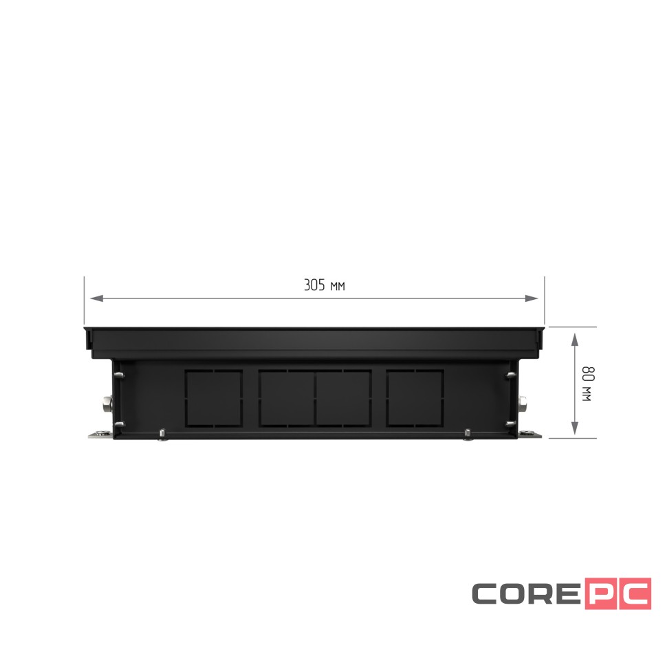 Конвектор внутрипольный Royal Thermo ATRIUM TURBO-80/300/1600-DG-U-BL