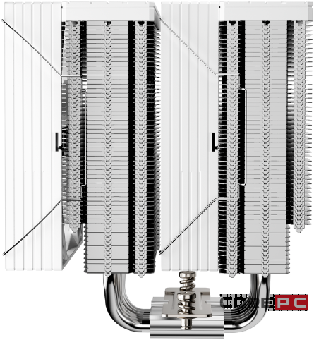Кулер для процессора 1STPLAYER CRYO CY12-D White (CY12-D-WH)