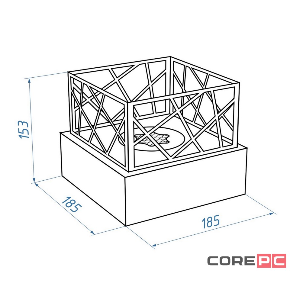 Биокамин Firelight BFP-T185BFW Bonfire White