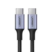 Usb Кабель-зарядка Type-C на Type-C Ugreen US316 5A 100W 1м серо-черный
