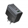 Сетевое зар. устр. Hoco CS74A 1USB/1C 20W QC3.0 черное
