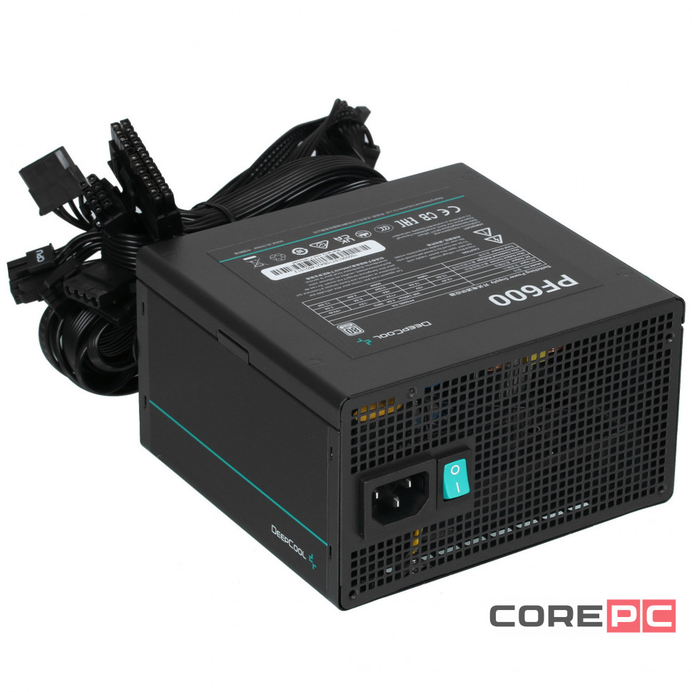 Блок питания Deepcool 600W PF600 (R-PF600D-HA0B-WDEU)