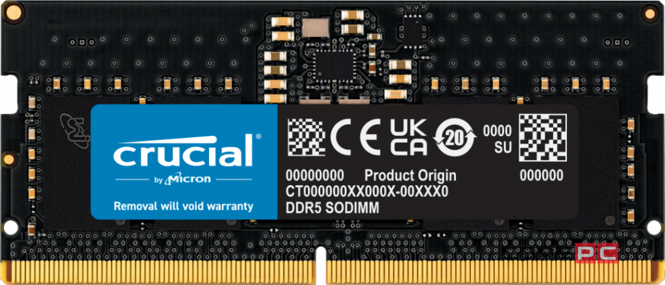 Оперативная память 8 Gb 5600 MHz CRUCIAL (CT8G56C46S5)