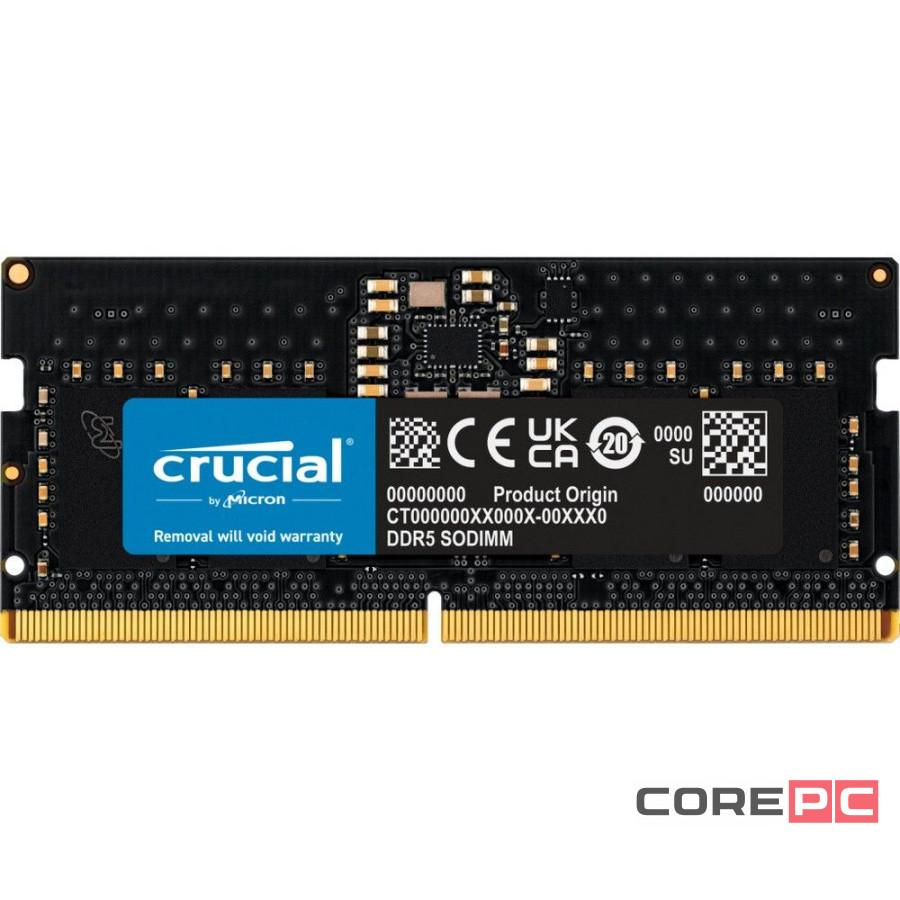 Оперативная память 8 Gb 5600 MHz CRUCIAL (CT8G56C46S5)