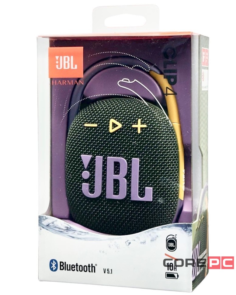 Bluetooth колонка JBL Clip 4 зеленый