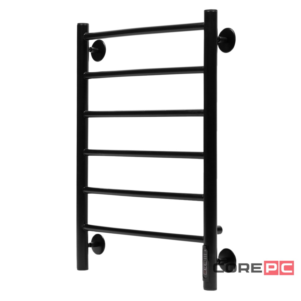 Полотенцесушитель Royal Thermo Classic black П6 450х650 электро (new встроен. диммер)