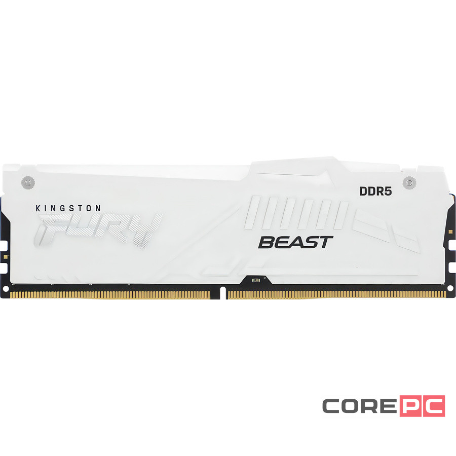 Оперативная память 32 Gb 6800 MHz Kingston FURY Beast RGB White (KF568C34BWEAK2-32)