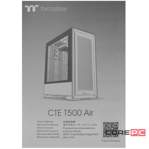 Компьютерный корпус Thermaltake CTE T500 Air TG Black (CA-1X8-00F1WN-00)