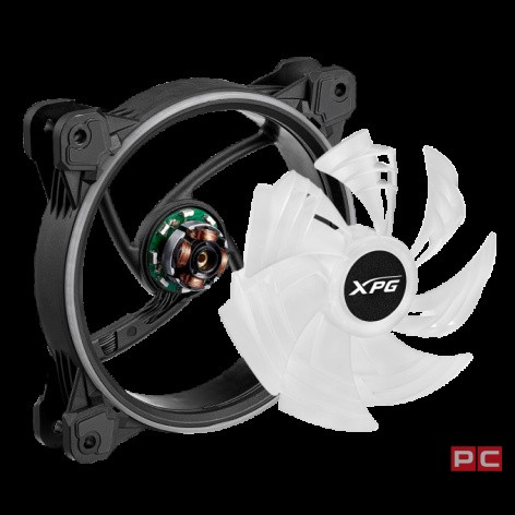 Вентилятор для корпуса ADATA XPG HURRICANE 120 ARGB Black HURRICANE120ARGBPWM-BKCWW PWM
