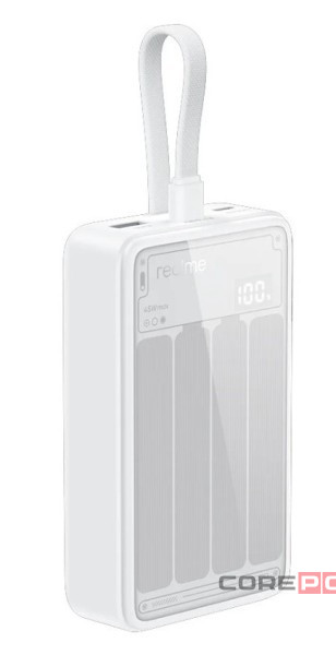 Powerbank Realme 20000mAh 1USB/2C 45W RMC2501 с дисплеем белый