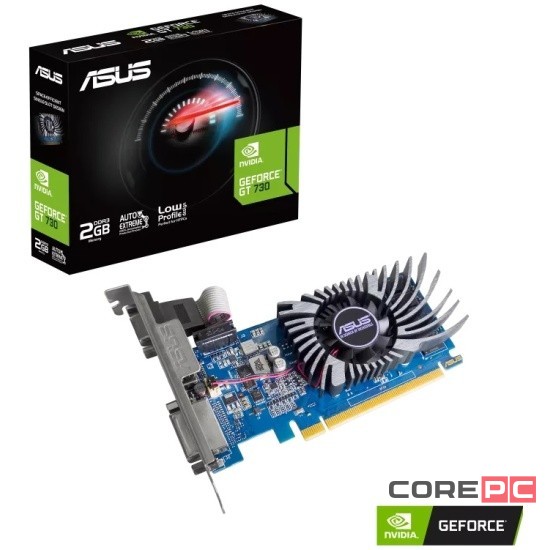 Видеокарта ASUS (GT730-2GD3-BRK-EVO) GeForce GT 730 2GB EVO GD3 90YV0HN1-M0NA00