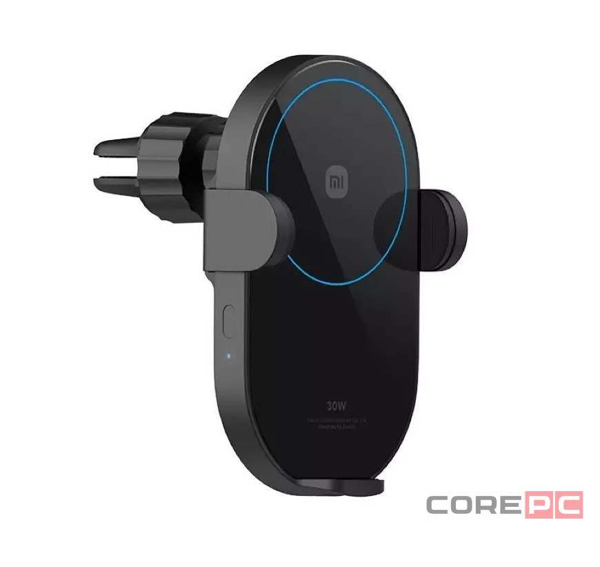 Держатель с беспроводной зарядкой Xiaomi Wireless Car Charger 30W W03ZM черный