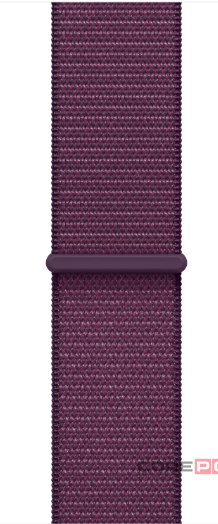 Apple Watch Series 10 42mm Rose Gold Aluminum Case with Plum Sport Loop