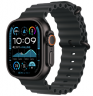 Apple Watch Ultra 2 (2024) 49mm Black Titanium Case with Black Ocean Band (One Size)