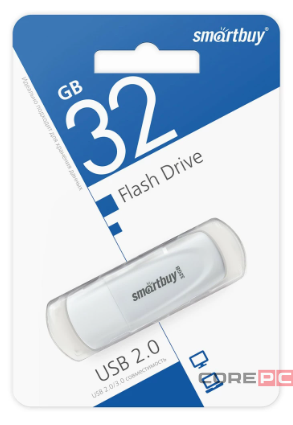 USB флеш накопитель Smartbuy 32GB Scout (SB032GB2SCW) белый