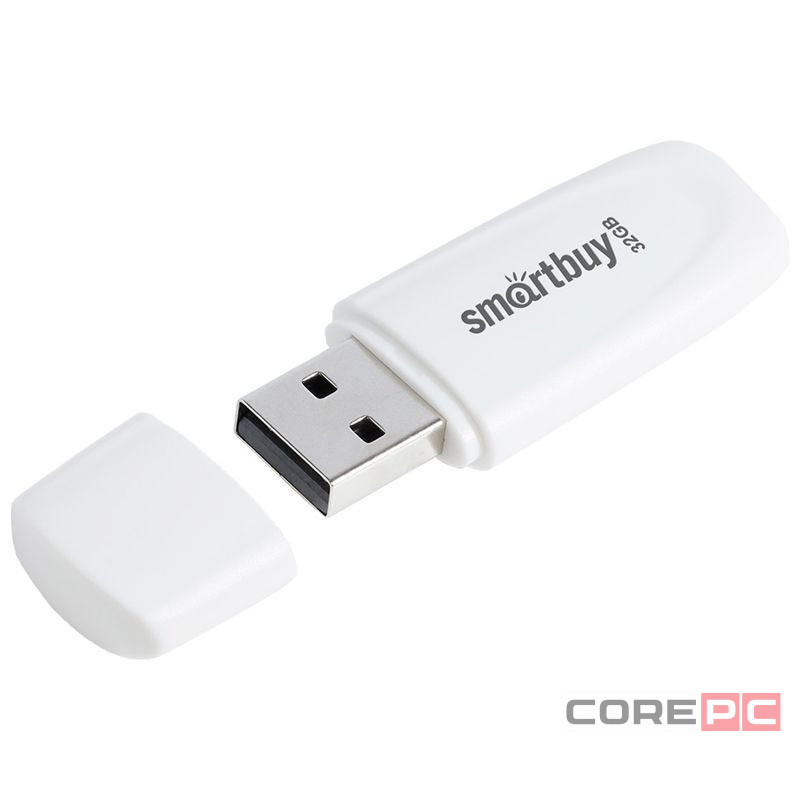 USB флеш накопитель Smartbuy 32GB Scout (SB032GB2SCW) белый