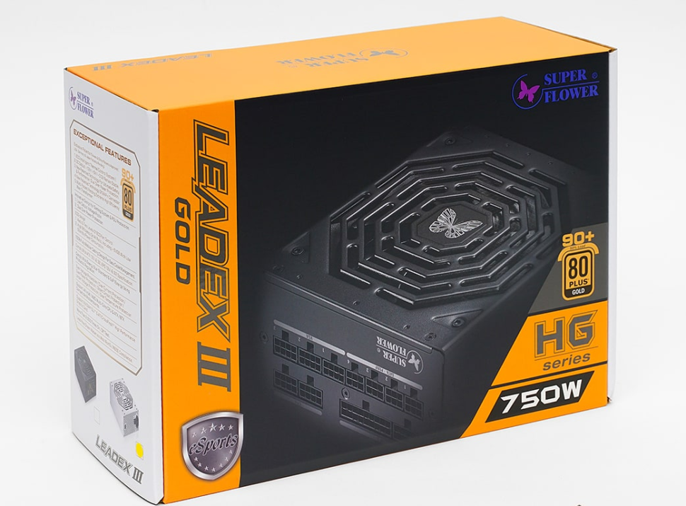 Блок питания Super Flower 750W LEADEX III Gold White SF-750F14HG