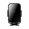 Держатель в автомобиль в воздуховод c беспроводной зарядкой 15W Baseus Halo (SUDD000001) черный