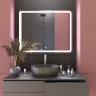 Зеркало MIXLINE Альдо 1000х800 (ШВ) сенсорный выключатель, светодиодная подсветка