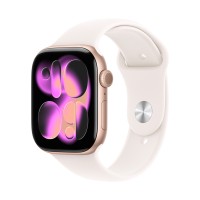 Apple Watch Series 11 46mm Rose Gold Aluminium Case with Light Blush Sport Band (M/L)
