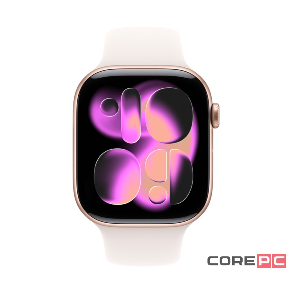 Apple Watch Series 11 46mm Rose Gold Aluminium Case with Light Blush Sport Band (M/L)