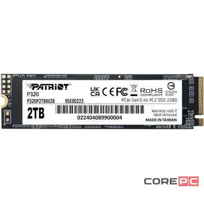 Твердотельный накопитель Patriot 2000 Gb P320 (P320P2TBM28)