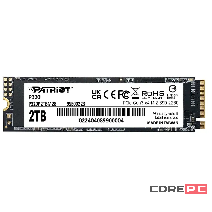 Твердотельный накопитель Patriot 2000 Gb P320 (P320P2TBM28)