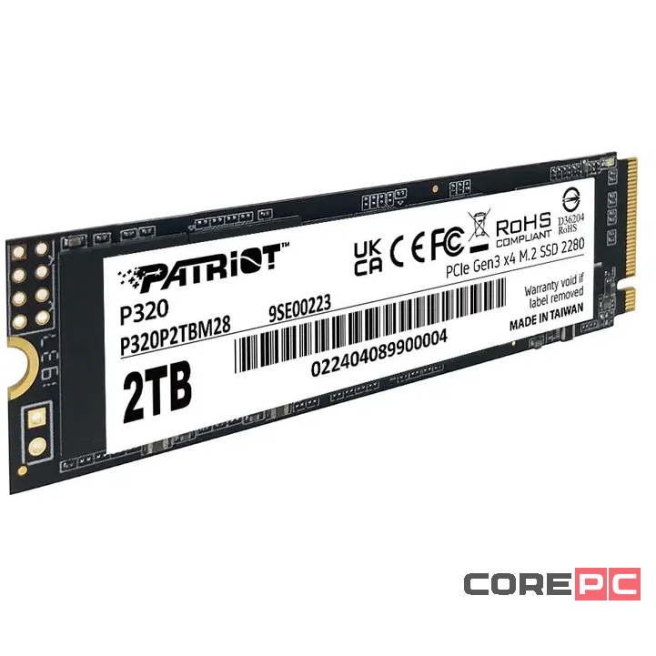 Твердотельный накопитель Patriot 2000 Gb P320 (P320P2TBM28)