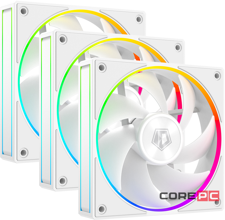 Вентилятор для корпуса ID-COOLING AF-127-ARGB-W TRIO
