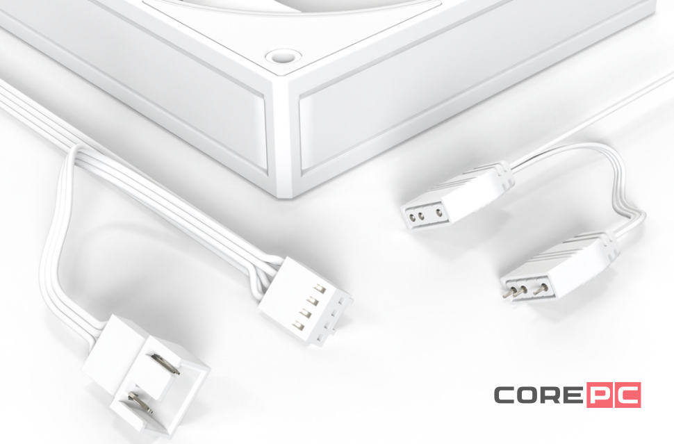 Вентилятор для корпуса ID-COOLING AF-127-ARGB-W TRIO