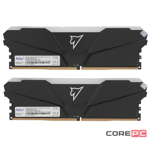 Оперативная память 16 Gb 3200 MHz NETAC RGB (NTSRD4P32DP-16E)
