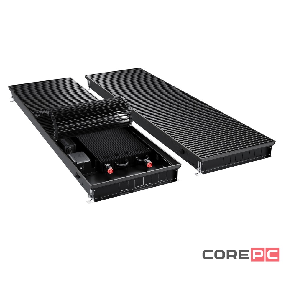 Конвектор внутрипольный Royal Thermo ATRIUM TURBO-80/400/900-DG-U-BL