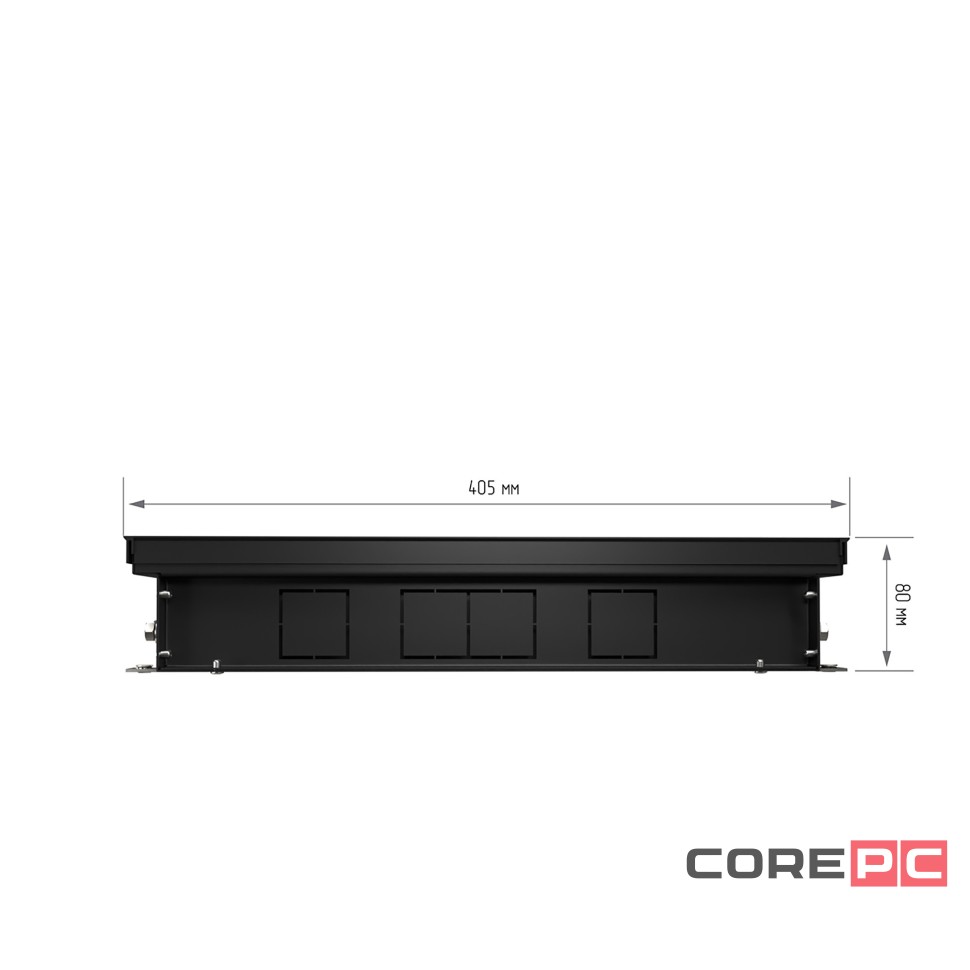 Конвектор внутрипольный Royal Thermo ATRIUM TURBO-80/400/900-DG-U-BL