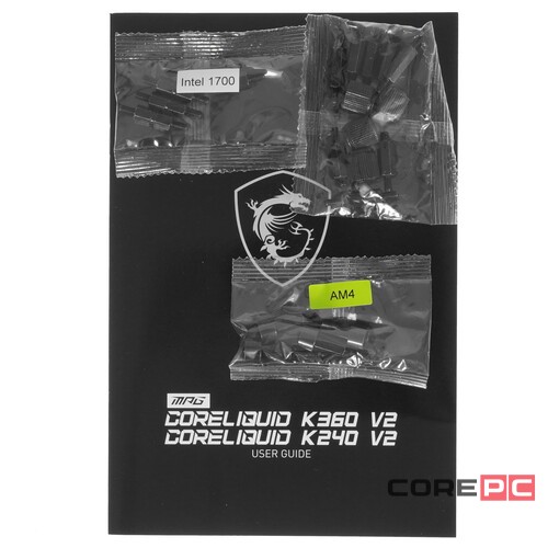 Система жидкостного охлаждения для процессора MSI MPG CORELIQUID K240 V2 ARGB Socket 1700 9S6-6A0311-038