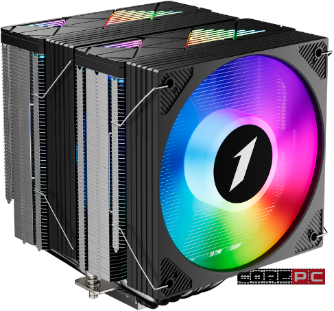 Кулер для процессора 1STPLAYER CRYO CY12L-D ARGB Black (CY12L-D-BK)