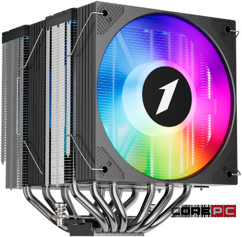 Кулер для процессора 1STPLAYER CRYO CY12L-D ARGB Black (CY12L-D-BK)